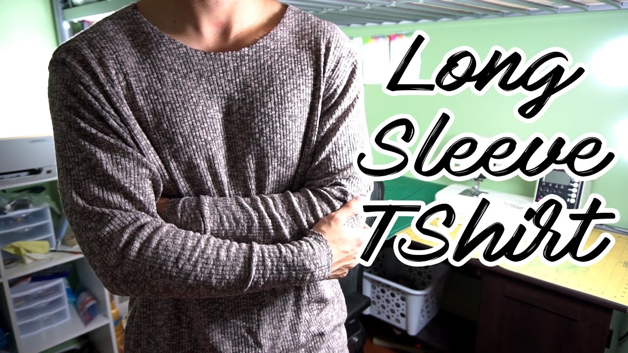 Raw Long Sleeve T-Shirt Tutorial (Beginner Friendly) - YouTube