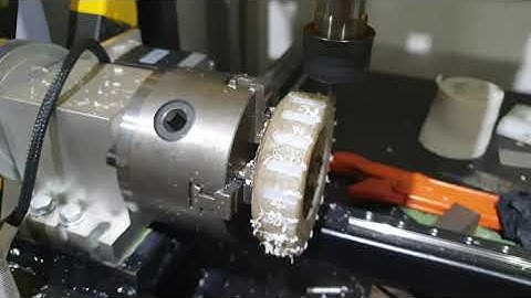 4th axis cnc first test