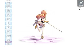 Kazuko UE4 Animations Preview