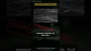 DOW-UAP-PR056, "Spherical UAP pulsing over water [CALLSIGN]"