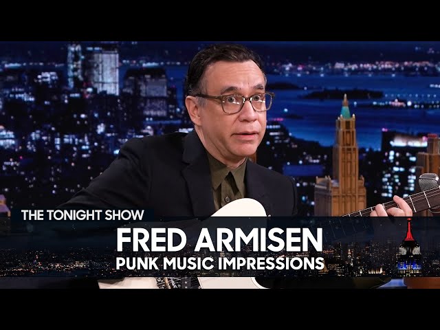 Fred Armisen Impersonates Each Decade of Punk Music | The Tonight Show Starring Jimmy Fallon class=