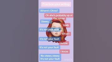 Practice your acting. Stewy it’s not your fault #memoji #trending