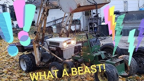 Sears Super 12 Tractor With Loader