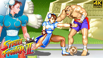 Street Fighter II - Chun Li (Arcade / 1991) 4K 60FPS