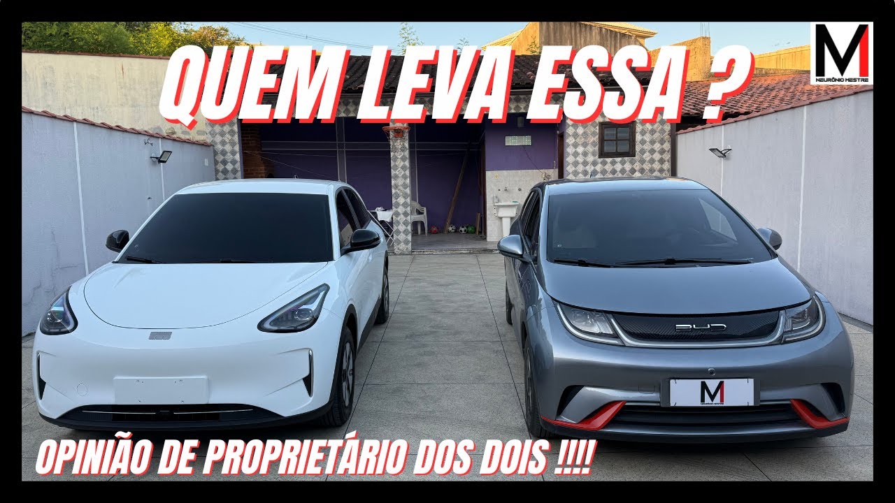 COMPARATIVO GEELY EX2 PRO E BYD DOLPHIN GS !!!