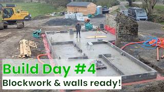 Blockwork Complete! House Layout Revealed As Walls Take Shape
