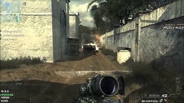 Modern Warfare 3 hawj_man PP90 Quad Kill Feed Reaction/Orgasm LOL