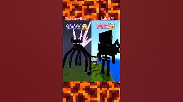 Enderman VS Wither Skeleton!!! #minecraft #enderman #witherskeleton