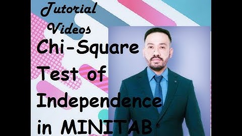 Chi-Square Test of Independence in MINITAB