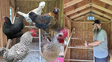 DIY 🐓 RAISABLE Chicken ROOSTING BAR | MUST have for YOUR CHICKEN COOP