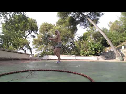 Wushu jumping rope exercise