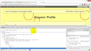 An exploratory Technical Web Testing session using Gruyere and Google Chrome
