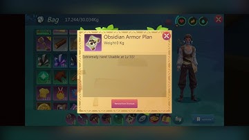 How to fine weapons and armor plans in utopia origin
