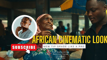 How to make african CINEMATIC color grade FILM TONE on davinci resolve.