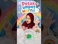 PETAK UMPET WARNA 🌈💧 #belajarseru #idebermain #idebermainanak #eksperimensainsanak #montessori