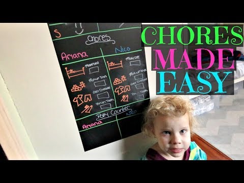 👦🏼👧🏼Toddler Chore Chart🛌👚
