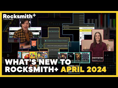 Rocksmith+: What's New - April 2024