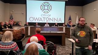 March 3, 2026 Owatonna City Council Meeting – $65M Police & Fire Bonding Public Hearing