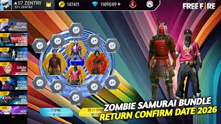 Zombie Samurai Bundle Return Confirm Date Samurai Bundle Return Kab Aayega Angelic Pants Ring