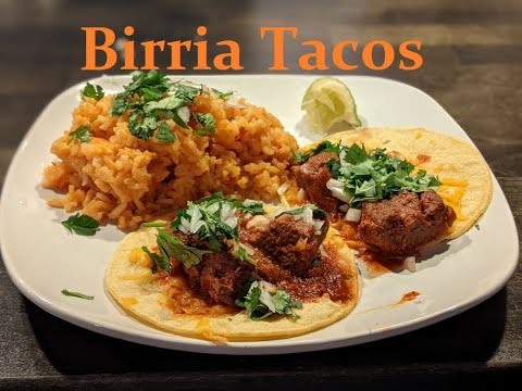 Birria Tacos with Beef or Venison. Homemade AUTHENTIC street tacos