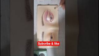 purple🟣 cutcrease eye look #shrots #eyemakeup  uzma beautiful tutorial
