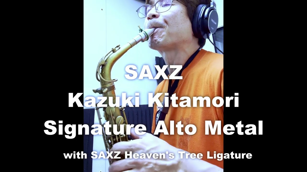 SAXZ Kazuki Kitamori Signature Alto Metal w/ SAXZ Heaven's Tree