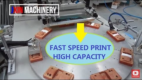 Fast Speed Automatic Flat Screen Printing Machine with Roraty Table