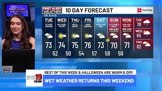 Details Tuesday NOON Live FIRST ALERT Weather Show Guide