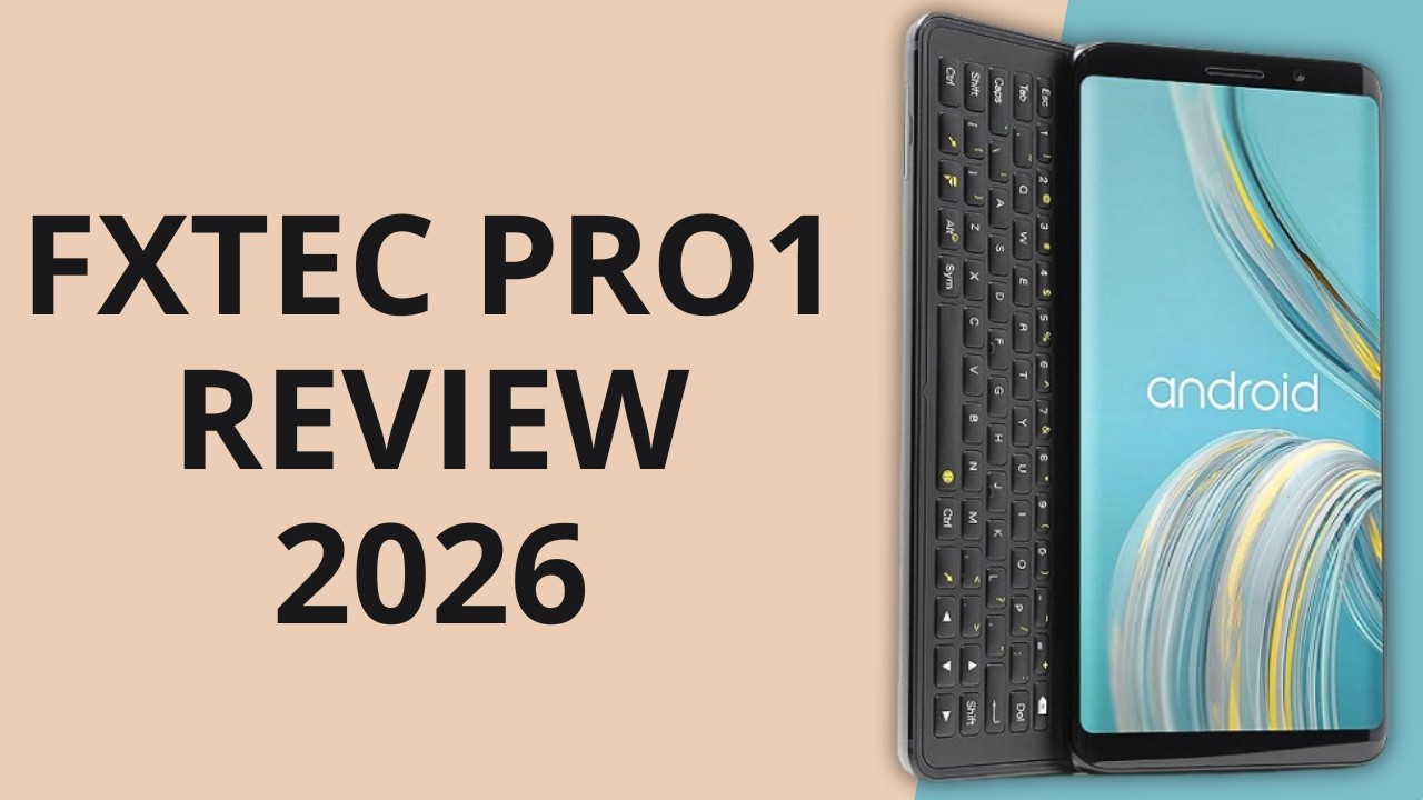 FxTec Pro1 Review 2026: A Slider Phone for QWERTY Keyboard - YouTube
