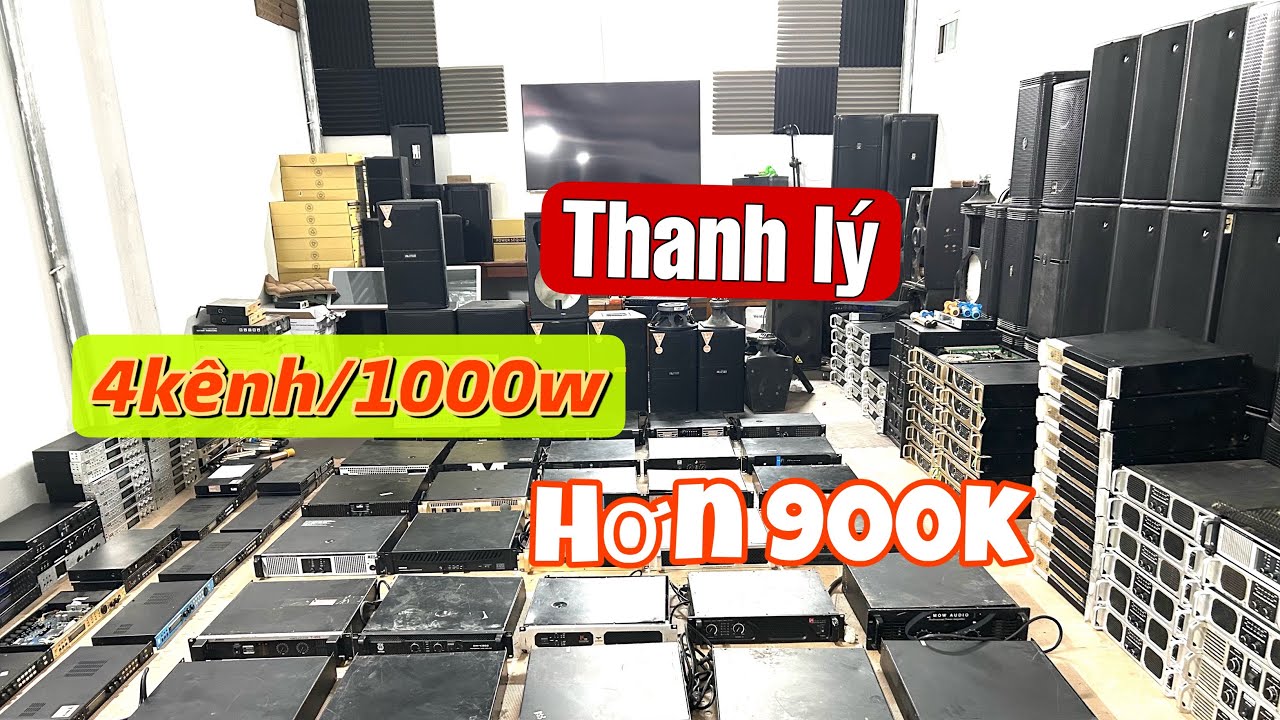 Thanh lý đẩy 4kênh/1000w,máy LA 400 giá hơn 1tr ☎️0846,396,333