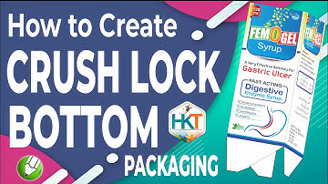 How to Create Pacaging Tuck Top Crash Lock Glued Bottom Folding Cartons for Packaging
