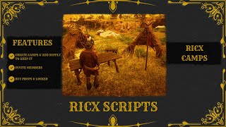 RedM Script - RicX Camps - RedEM:RP & VORP & QBR/QR/RSG Script