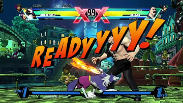 UMvC3- Arcade mode very hard part 1.