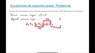 Ecuaciones #12: Ecuación de segundo grado.  Problemas screenshot 3