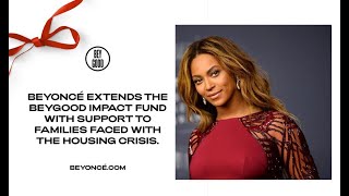 Beyoncé And Her Beygood Foundation Continues To Give Back To Those Impacted By Covid-19