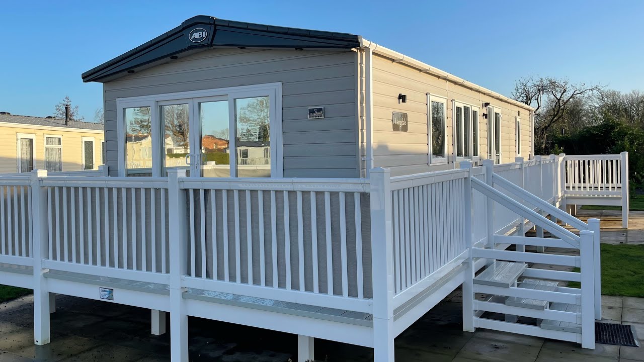 ABI Langdale 40 x 13 2 Bedroom Sited With Decking On 12 Month Park With Low Site Fees Near Skegness