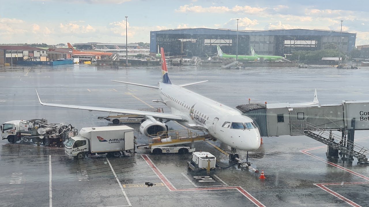Airlink ERJ-190AR Johannesburg (JNB) To Durban (DUR) 