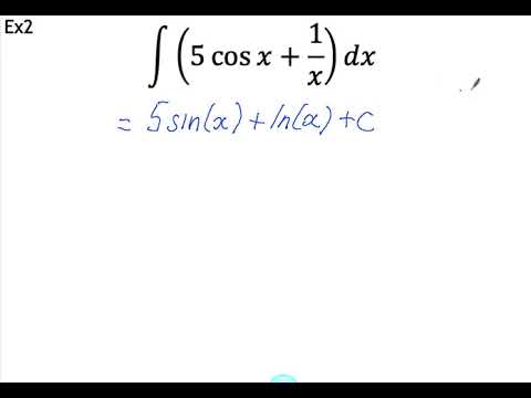 1 Year 13 A Level Maths - Integrating Standard Functions - YouTube
