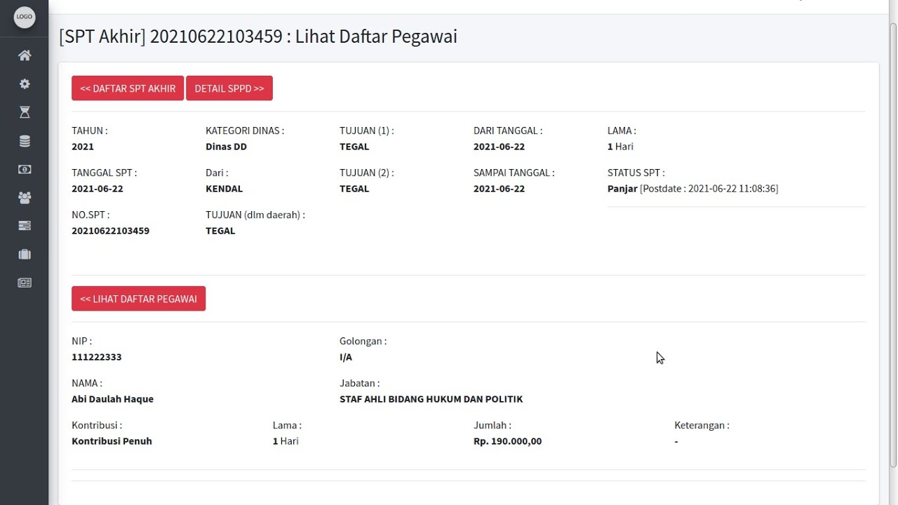 Source Code Surat Perintah Perjalanan Dinas SPPD Online Gratis - YouTube