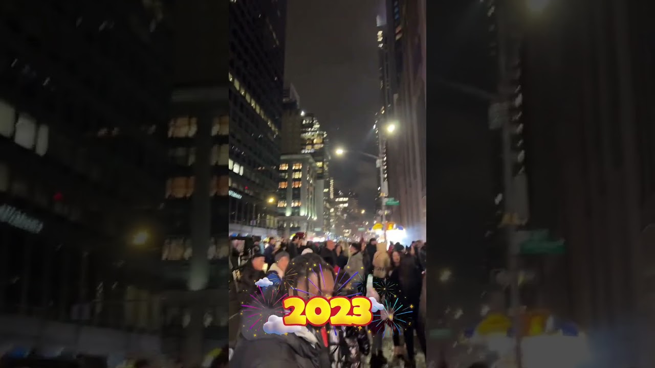 Time Square- Manhattan NY New Year Celebrations 🎊🎉💕🎆 