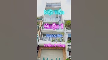 Nhà đẹp 1 hầm 5 tầng - ngang lớn 6m - mặt tiền Trần Khắc Chân quận 1 gần Hai Bà Trưng cần bán. #bds