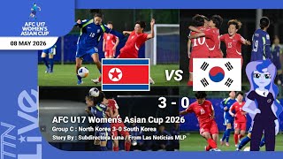 [English Language] AFC U17 Women's Asian Cup 2026 - Group C : North Korea 3-0 South Korea. screenshot 5