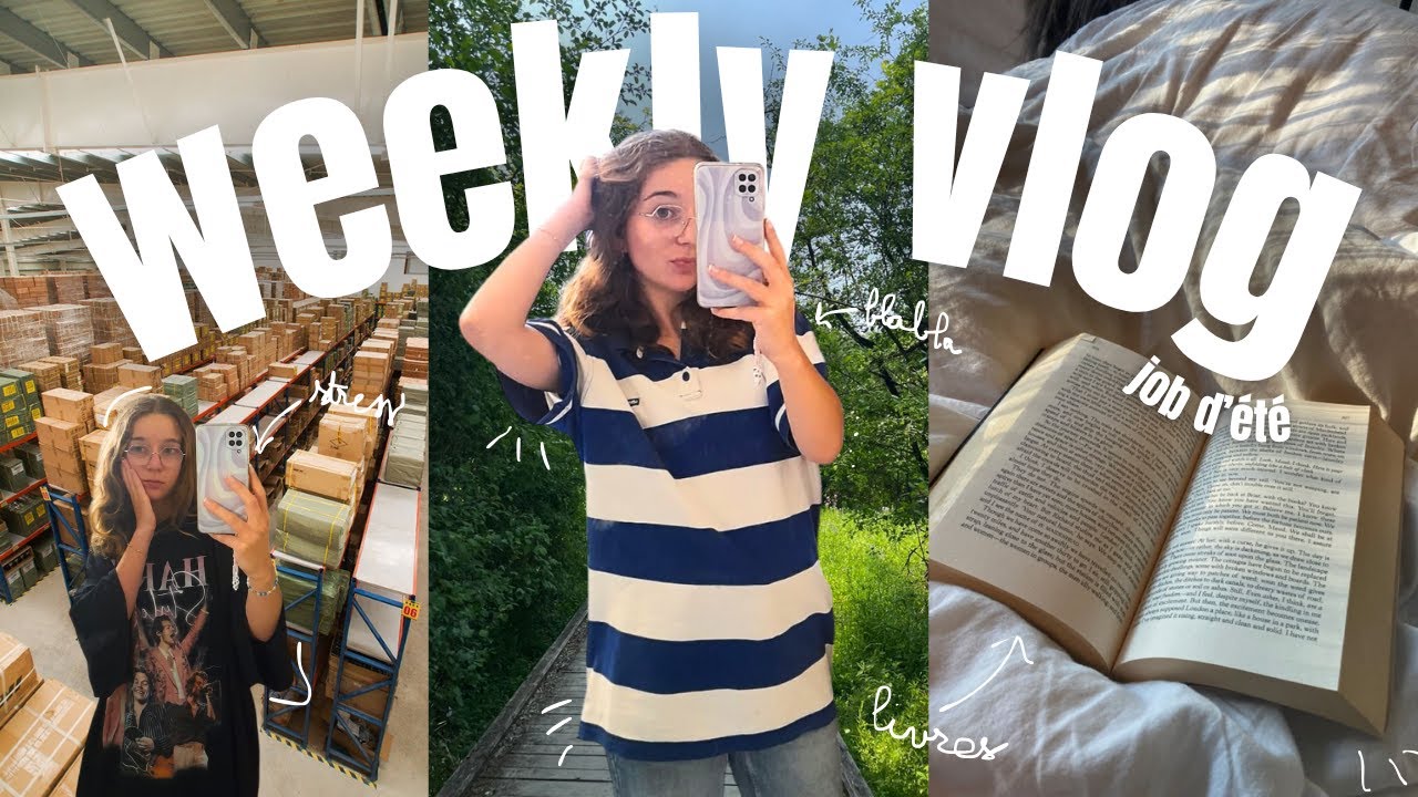 une semaine avec moi : stress, travail, livres et blabla