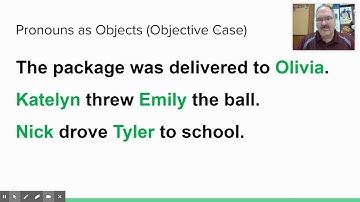 Pronoun Case Errors 1