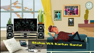 Status WA Biar Saja - Demeises (Remix) || Kartun Santai