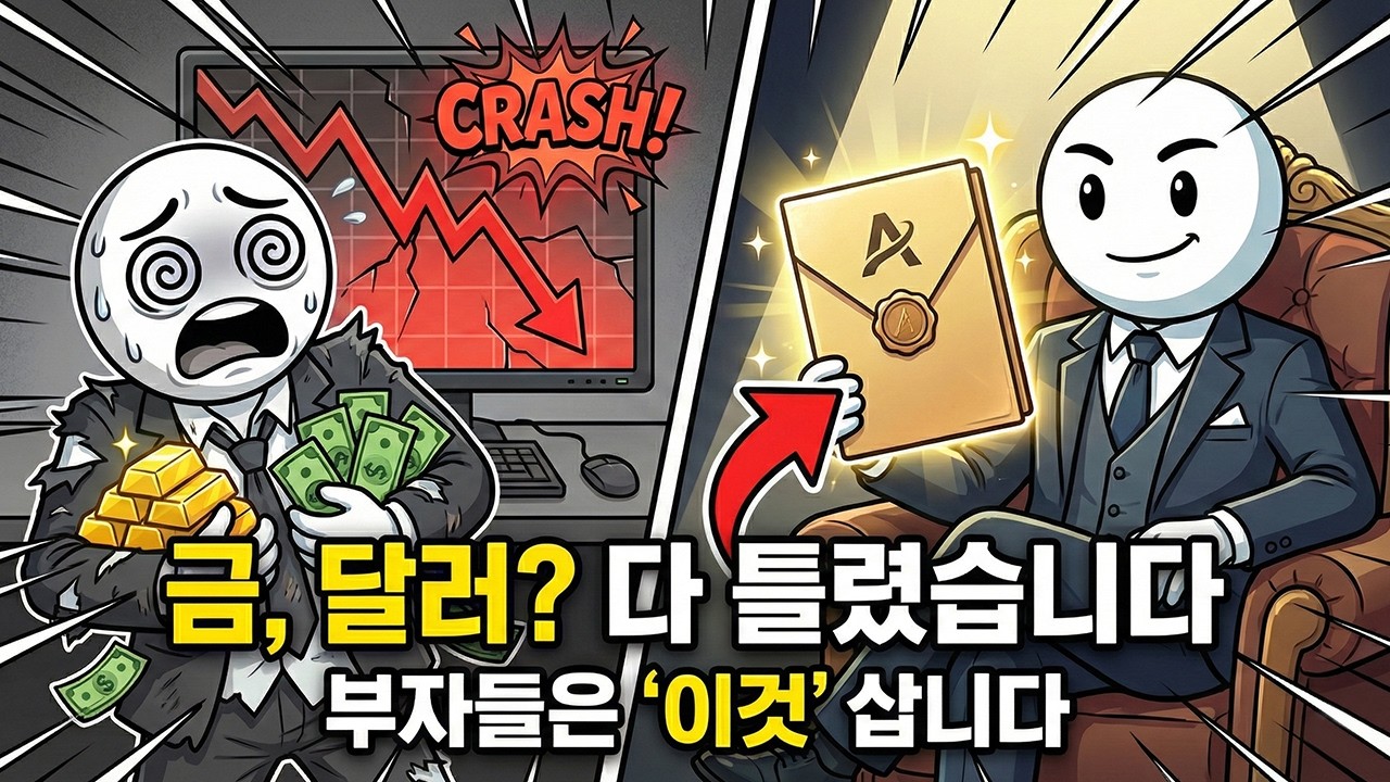 아직도 금, 달러 사시나요? 경제 위기 하락장에서 부자들이 몰래 사모으는 '진짜' 안전자산