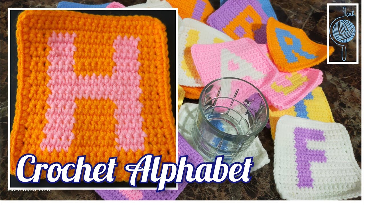 Crochet ALPHABET - Letter H