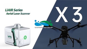 LiAIR X3 - Lightweight Compact Aerial Laser Scanner - GVI