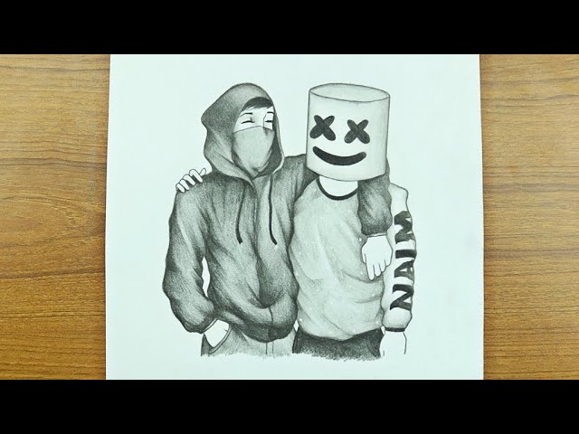 Aggregate more than 165 marshmello drawing easy latest