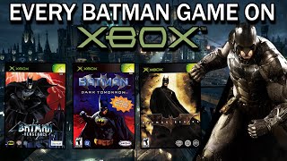 Every Batman Game on the Original Xbox